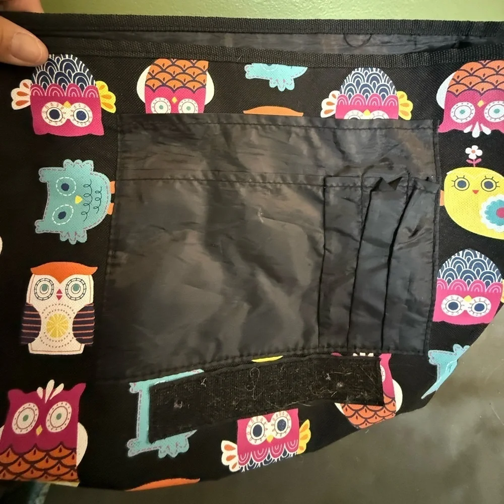 Joe Boxer Messenger/Laptop‎ Bag/Purse Owls Colorful Large Great Condition